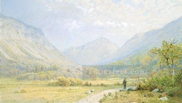 ウィリアム・トロスト・リチャーズ Painting - フランコニア・ノッチ ニューハンプシャー州の風景 ウィリアム・トロスト・リチャーズ